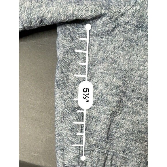 GAP Factory Men's Navy Blue Heathered Jogger Shorts Size L - Picture 10 of 10